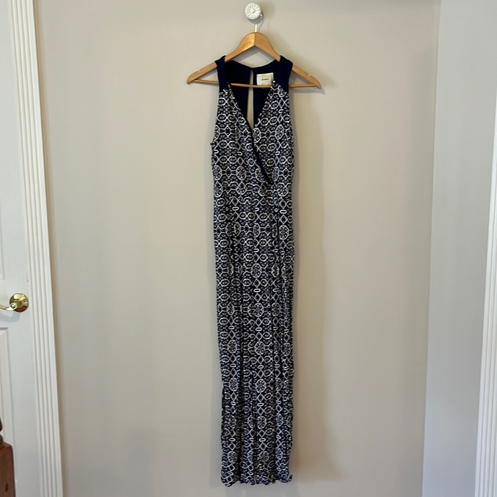 Anthropology-Elevenses Long Pants Romper